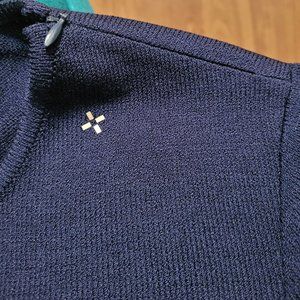 St. John By Marie Gray Collection Navy Blue Santana Knit Size 8 Jacket and Top